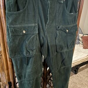 We The Free Dark Green Corduroy Pants